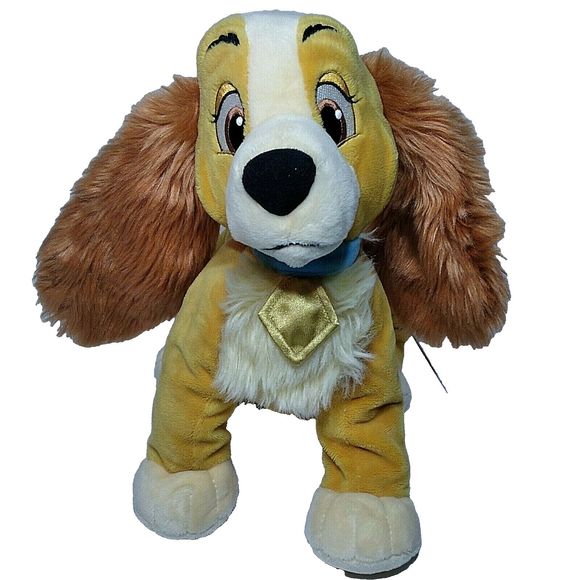 12" Lady from Lady and the Tramp Disney Store Exclusive Plush Cocker Spaniel - Picture 3 of 7